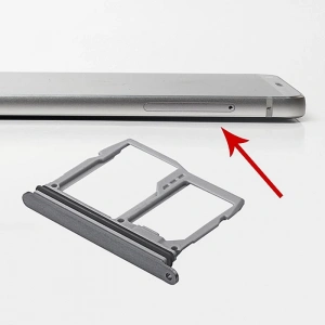 Lg G6 H870,H871,H872,H873 Sim Hafıza Kart Kapağı Tutucu-FÜME