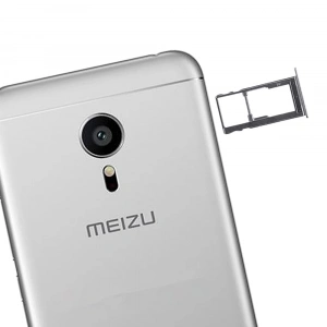 Meizu Pro 5 Sim Hafıza Kart Kapağı Tutucu-GRİ