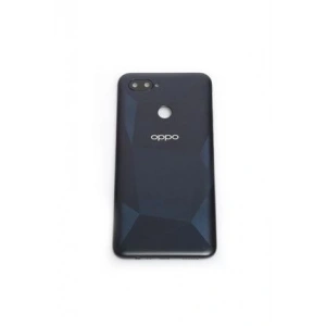 Oppo A12 Kasa Arka Pil Batarya Kapağı Siyah