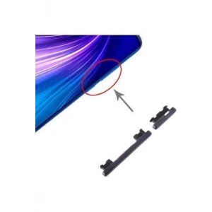 Redmi Note 8 Pro Dış Tuş Plastiği Siyah
