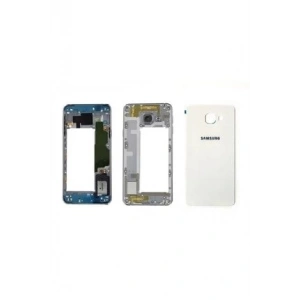 Samsung A310 Beyaz Arka Ve Orta Kasa + Kapak