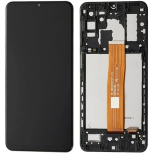 Samsung Galaxy A12 Sm-A125F Çıtalı Lcd Dokunmatik Ekran Servis Orjinali