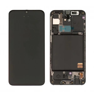 Samsung Galaxy A40 Sm-A405F/Ds Lcd Dokunmatik Ekran Servis Orjinali Çıtalı