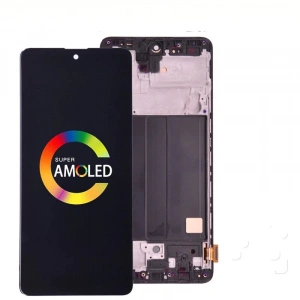 Samsung Galaxy A51 Sm-A515F Lcd Dokunmatik Ekran Servis Orjinali Çıtalı