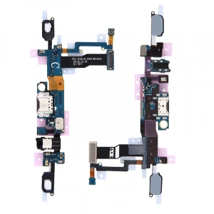 Samsung Galaxy C5 Pro C5010 İçin Şarj Kulaklık Soket Tuş Bord Film