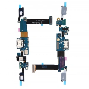 Samsung Galaxy C7 Pro C7010 İçin Şarj Kulaklık Soket Tuş Bord Film