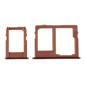 Samsung Galaxy J4 Plus-J6 Plus Sim Hafıza Kart Kapağı Tutucu Çiftsim-ROSE GOLD