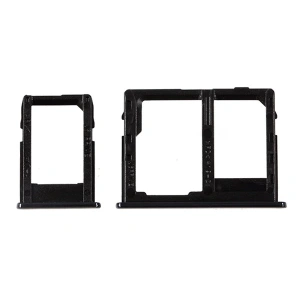 Samsung Galaxy J4 Plus-J6 Plus Sim Hafıza Kart Kapağı Tutucu Çiftsim-SİYAH