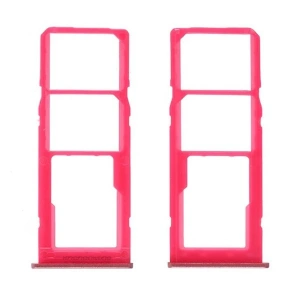 Samsung Galaxy M20 SM-M205 Sim Hafıza Kart Kapağı Tutucu-PEMBE