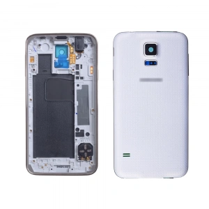 Samsung Galaxy S5 İ9600 G900 İçin Full Kasa Kapak-Beyaz