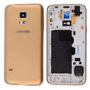 Samsung  Galaxy S5 Mini G800 İçin Full Kasa Kapak-Gold