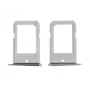 Samsung Galaxy S6 Edge G925 İçin Sim Kart Kapağı Tutucu-GRİ