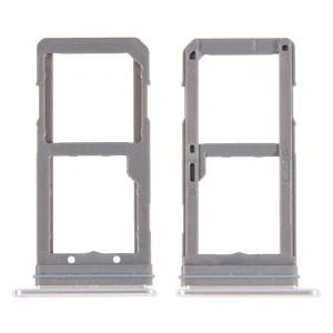Samsung Galaxy S6 Edge Plus G928 Çift Sim Hafıza Kart Sim Tutucu-GÜMÜŞ