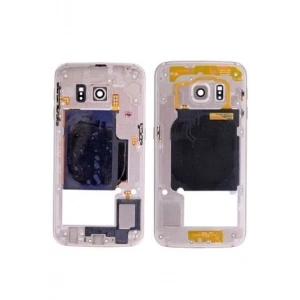 Samsung Galaxy S6 Orta Kasa Arka Kapak Gold G920F