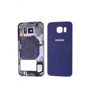 Samsung Galaxy S6 Orta Kasa Arka Kapak Siyah G920F