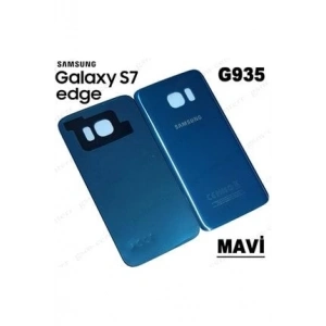 Samsung Galaxy S7 Edge Sm-G935 Arka Kapak Pil Kapağı Mavi
