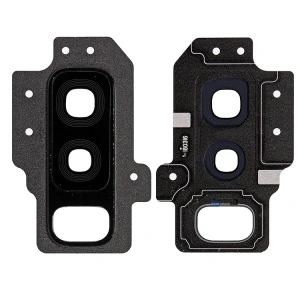 Samsung Galaxy S9+ Plus İçin Kamera Lens Kapak Cam Full-Siyah