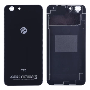 Tukcell T70 Arka Pil Batarya Kapağı-Siyah