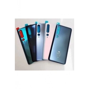 Xiaomi Mi 10 Arka Kapak Pil Kapağı Silver (Gri)