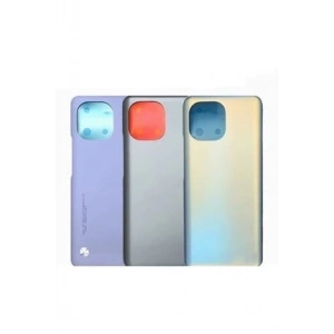 Xiaomi Mi 11 Arka Kapak Pil Kapağı Mavi Beyaz
