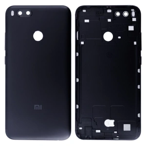 Xiaomi Mi 5X A1 Arka Pil Batarya Kapağı Kasa Kapak-Siyah