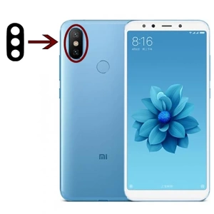Xiaomi Mi 6X A2 Arka Kamera Lens Cam-Siyah
