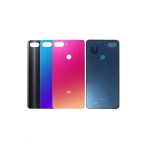 Xiaomi Mi 8 Lite Arka Kapak Pil Kapağı Siyah