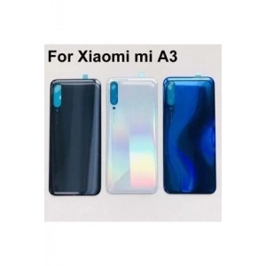Xiaomi Mi A3 Arka Kapak Pil Kapağı Mavi