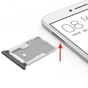 Xiaomi Mi Max 2 Sim Hafıza Kart Kapağı-SİYAH