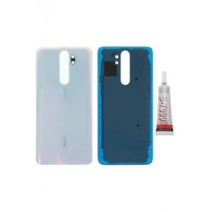 Xiaomi Red Mi Note 8 Pro Arka Pil Kapağı Beyaz (B7000 15Ml Hediyeli)