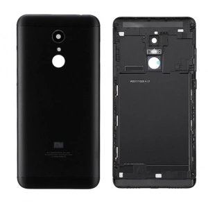 Xiaomi Redmi 5 Kasa Kapak Arka Pil Batarya Kapağı-Siyah