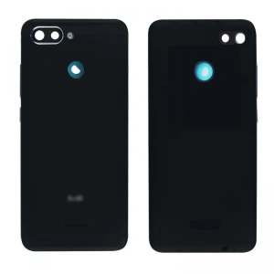 Xiaomi Redmi 6 Kasa Arka Pil Batarya Kapağı-Siyah