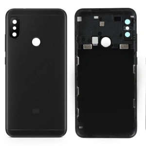 Xiaomi Redmi 6 Pro A2 Lite Kasa Arka Pil Batarya Kapağı-Siyah