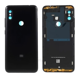 Xiaomi Redmi Note 6 Pro Kasa Kapak Arka Pil Batarya Kapağı-Siyah