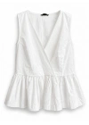 Poplin Kuşaklı Peplum Bluz