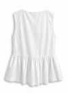 Poplin Kuşaklı Peplum Bluz