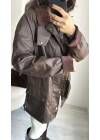 Acı Kahve Premium Su Geçirmez Barbour Ceket