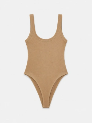 Vizon Kalın Askılı Bodysuit