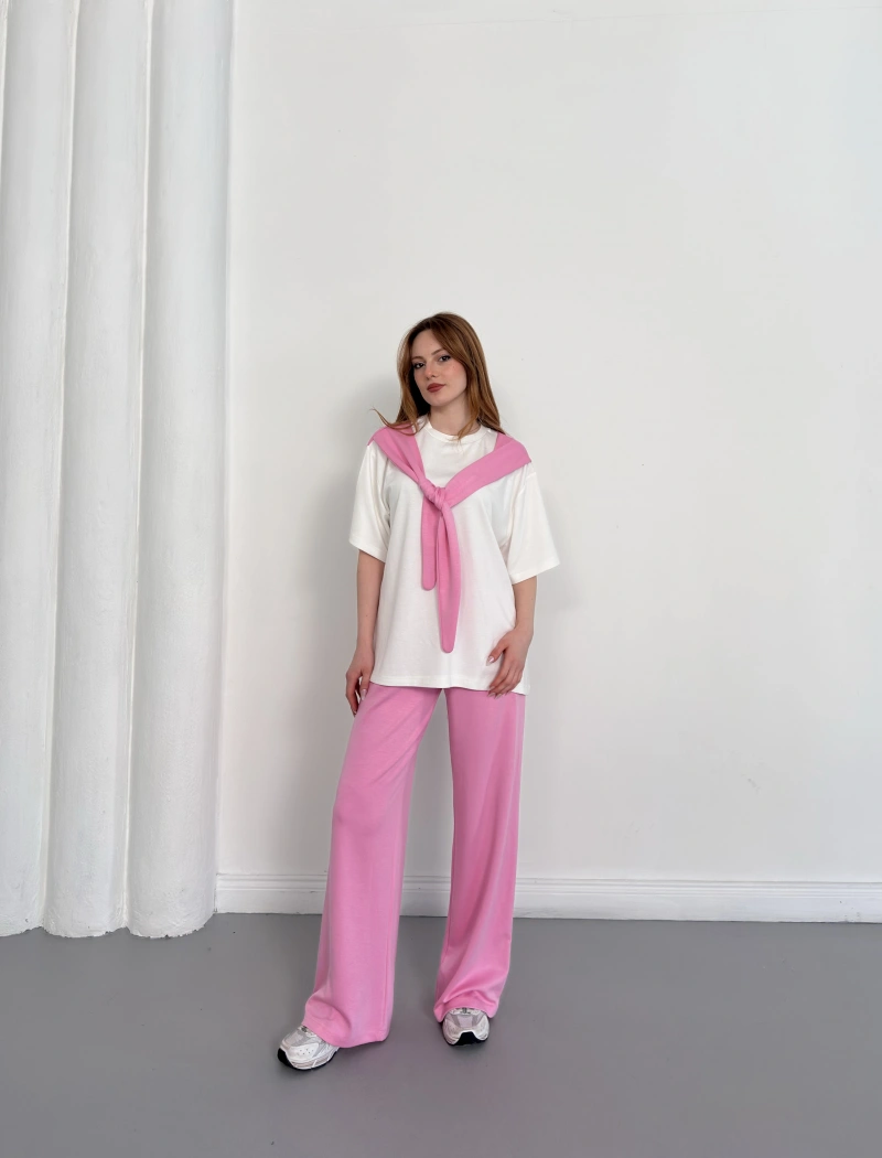 Oversize Tişörtlü Candy Mood Takım