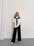 Oversize Tişörtlü Candy Mood Takım Siyah