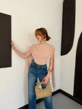 Pelerin Detaylı Body Suit Bej