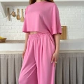 Modal Kumaş Rahat Kalıp Takım Pembe