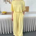 Modal Kumaş Rahat Kalıp Takım Sarı