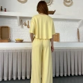 Modal Kumaş Rahat Kalıp Takım Sarı