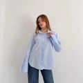 Poplin Kol Detaylı Gömlek Bebesimavisi