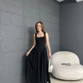 Allice Uzun Long Elbise Siyah