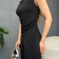 Asimetrik Detay Takım Siyah