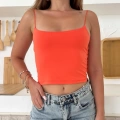 Askılı Sandy Crop Turuncu