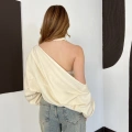 Bolero Detaylı Triko Takım Bej