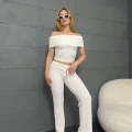 Bürümcük Madonna Takım Beyaz